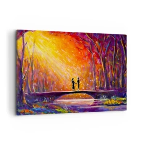 Obraz na plátne - Nebo ich tiež miluje - 100x70 cm