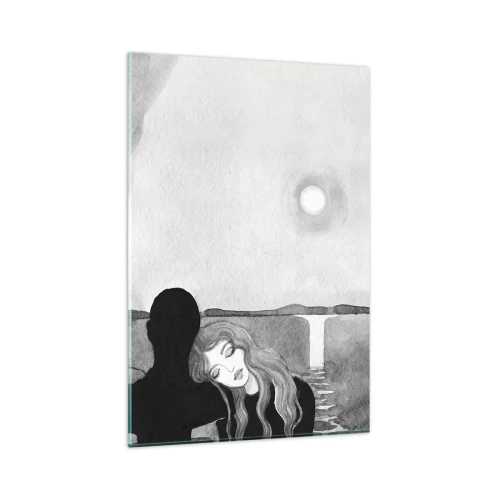 Obraz na skle - Vždy záhadou - 80x120 cm