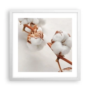 Plagát v bielom ráme - Len objímať - 40x40 cm