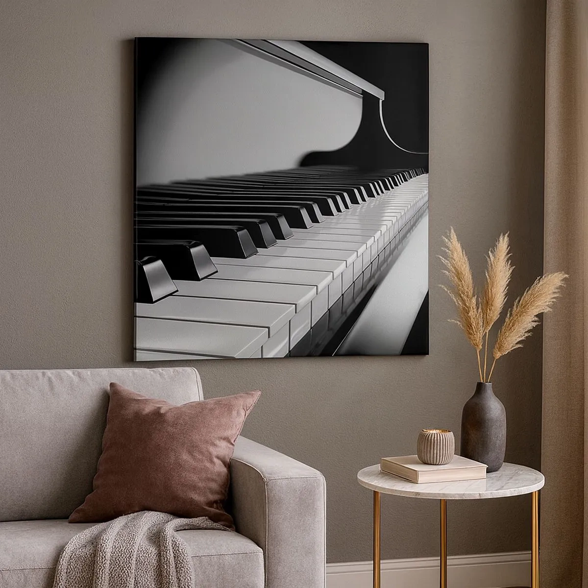 Obraz na plátne - Harmónia tvarov a farieb - 30x30 cm