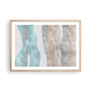 Plagát v ráme zo svetlého duba - Štúdia blízkosti - 70x50 cm