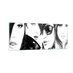 Obraz na skle - Znásobená krása - 100x40 cm