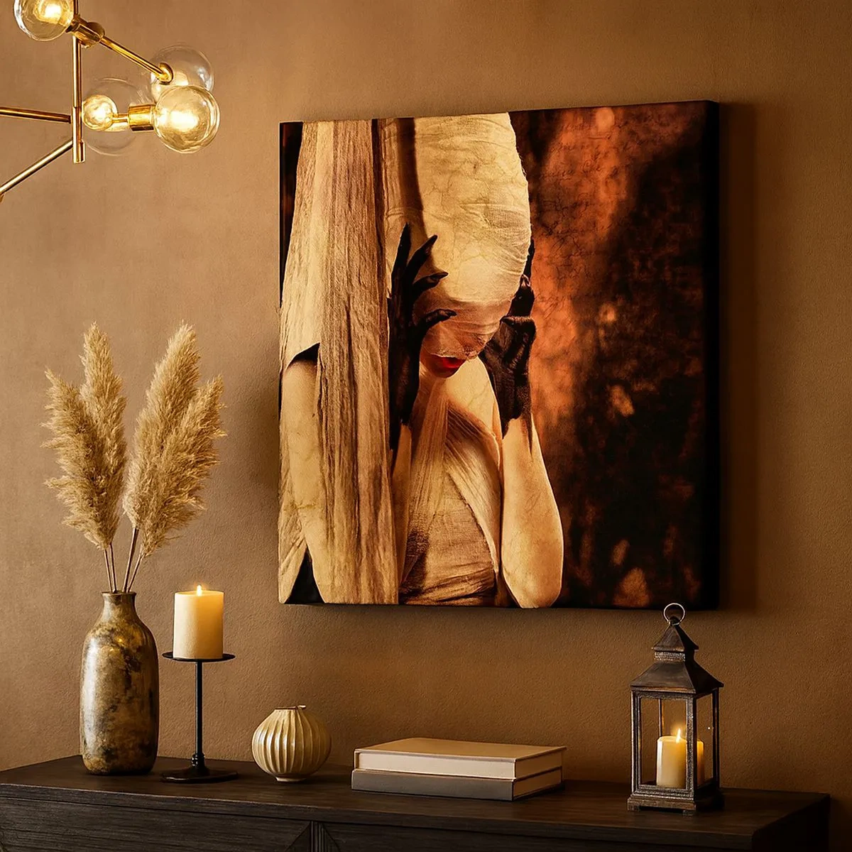 Obraz na plátne - Medzi dobrom a zlom - 30x30 cm