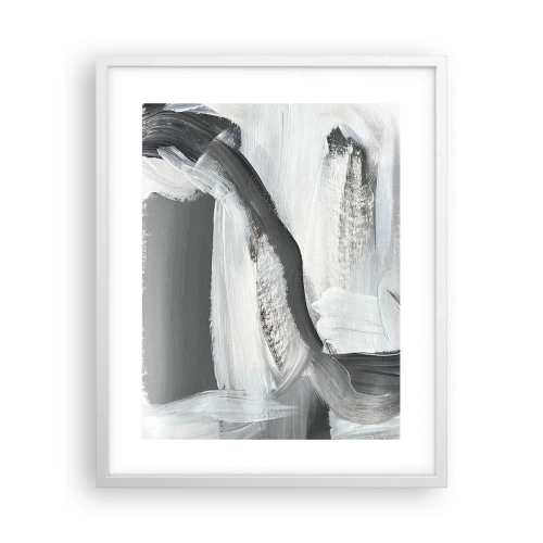 Plagát v bielom ráme - Pevným pohybom - 40x50 cm