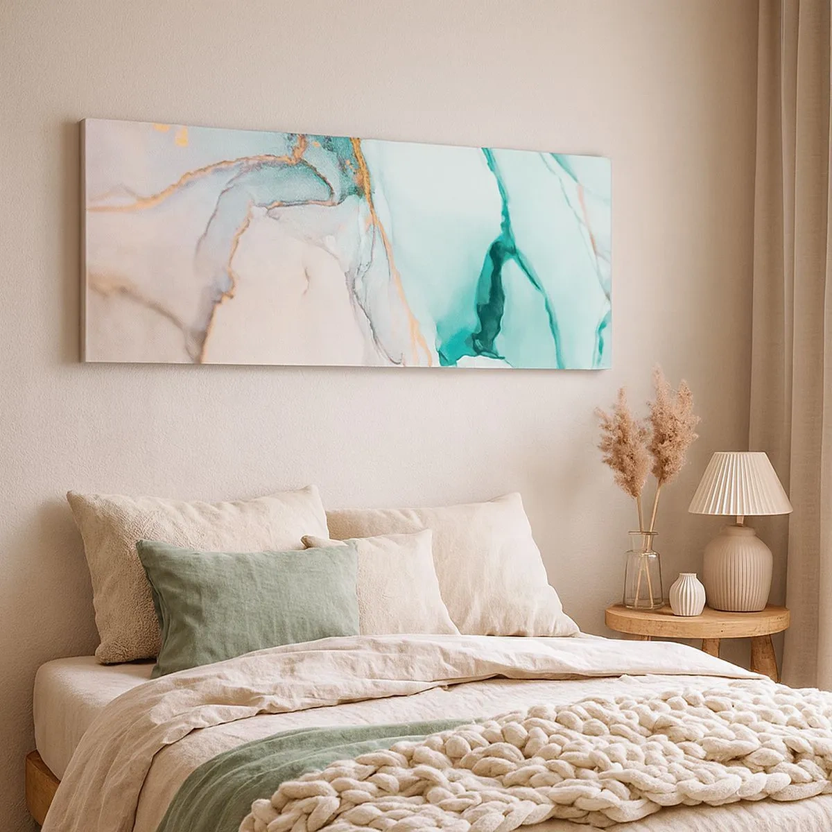 Obraz na plátne - Tanec tvarov a farieb - 100x40 cm