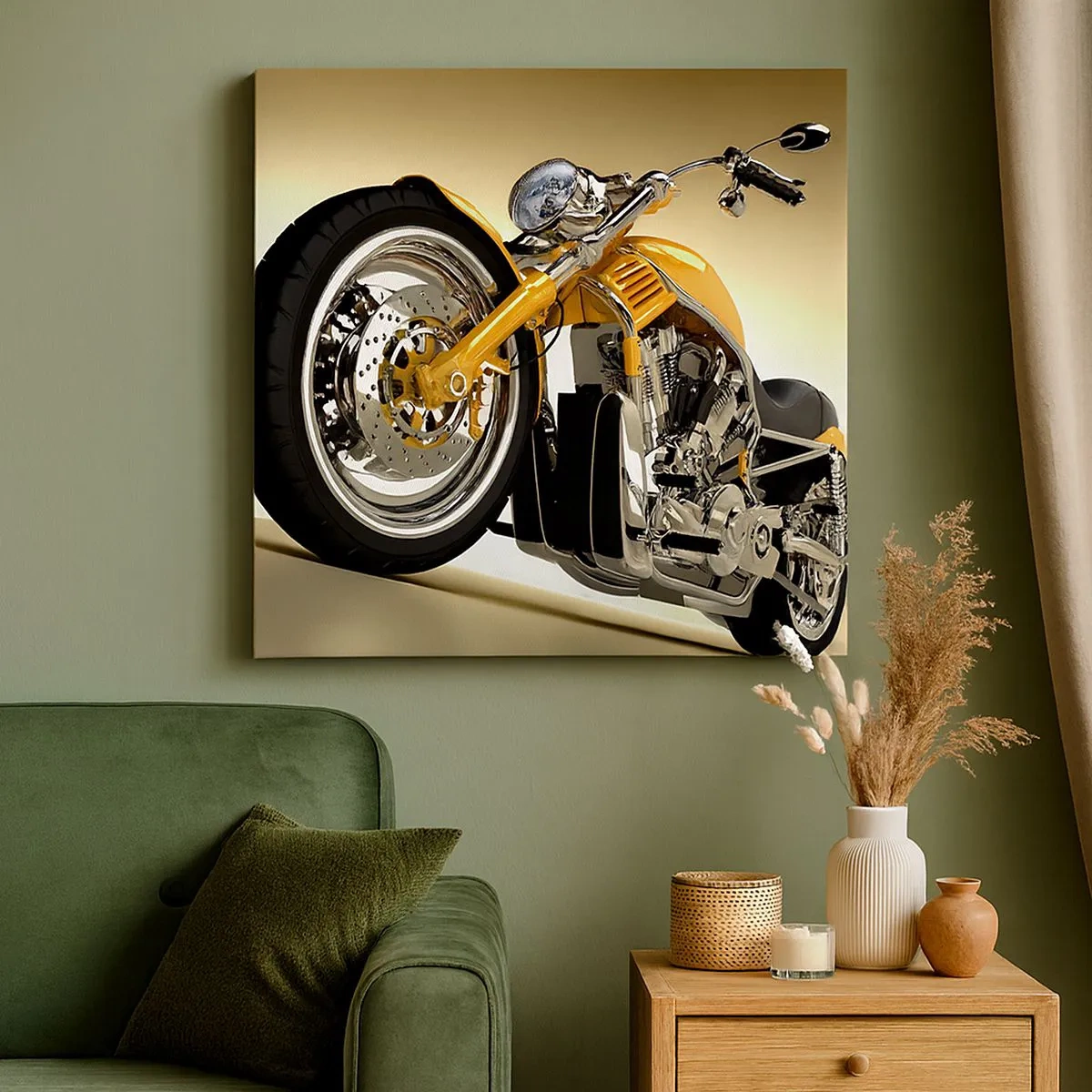 Obraz na plátne - Sen o sile a rýchlosti - 30x30 cm