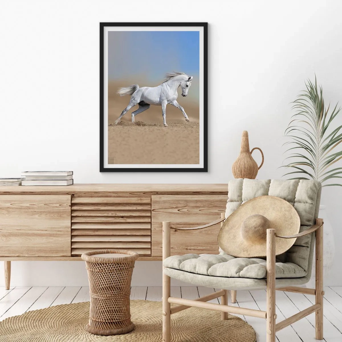 Plagát v čiernom ráme - Najkrajšia arabská rozprávka - 30x40 cm