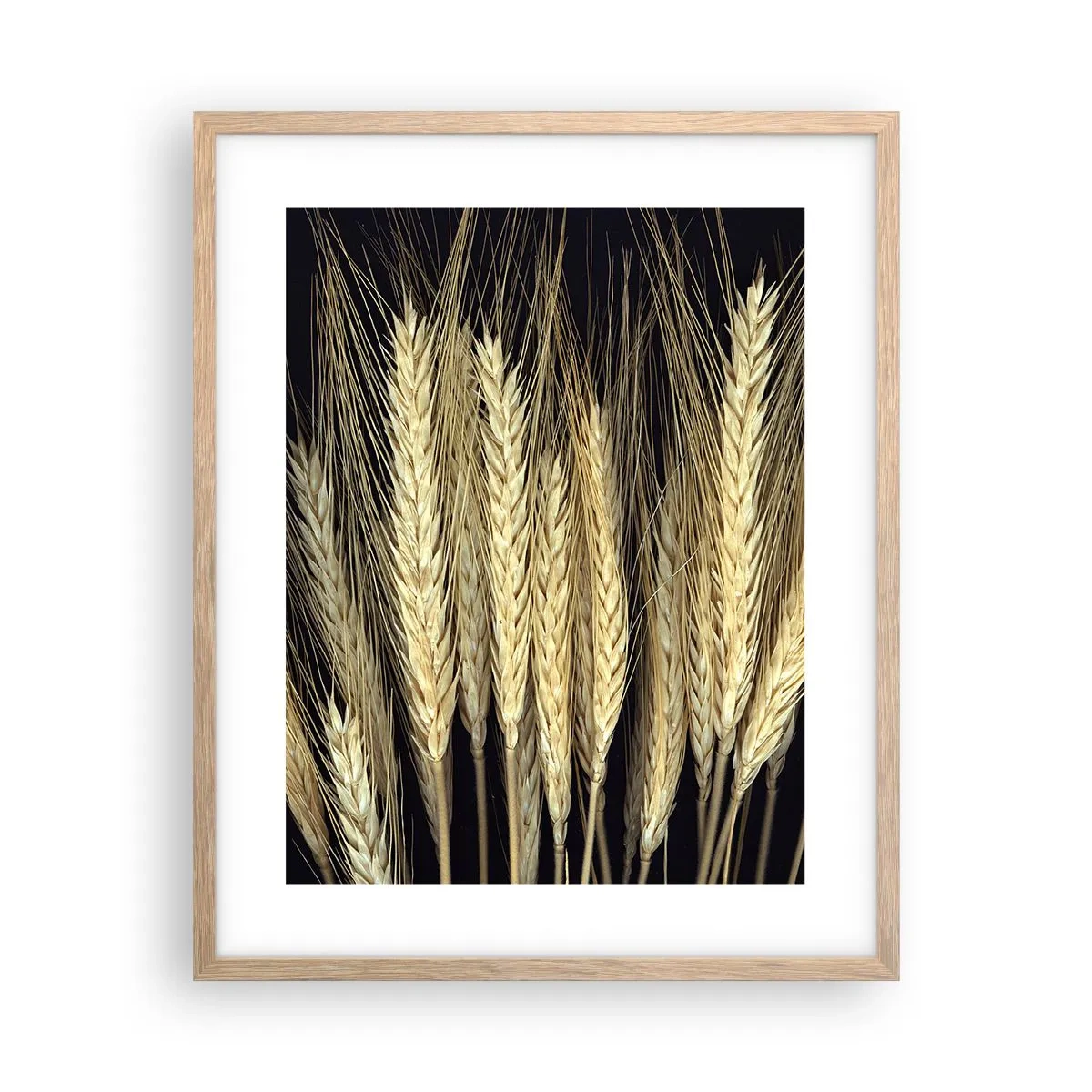 Plagát v ráme zo svetlého duba - Rustikálna mágia - 40x50 cm