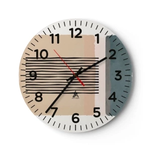 Nástenné hodiny - Všetko v poriadku - 40x40 cm