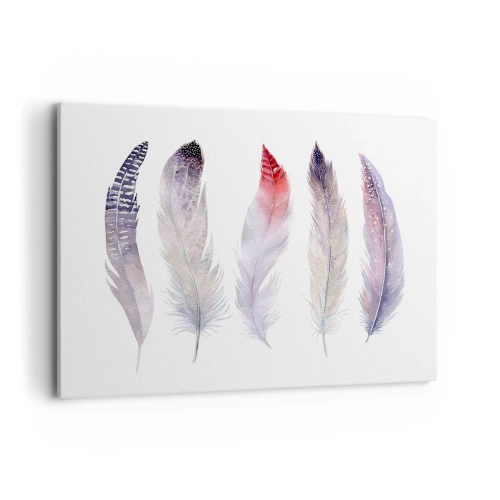 Obraz na plátne - Jemné ako rôznofarebná hmla - 120x80 cm