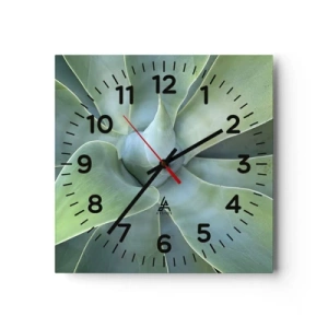 Nástenné hodiny - Zrodenie zelene - 40x40 cm