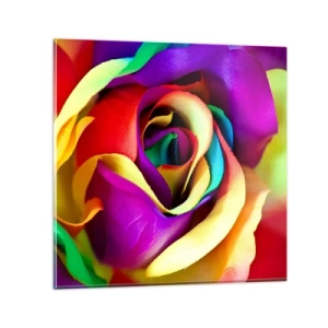 Obraz na skle - To nie je možné - 70x70 cm