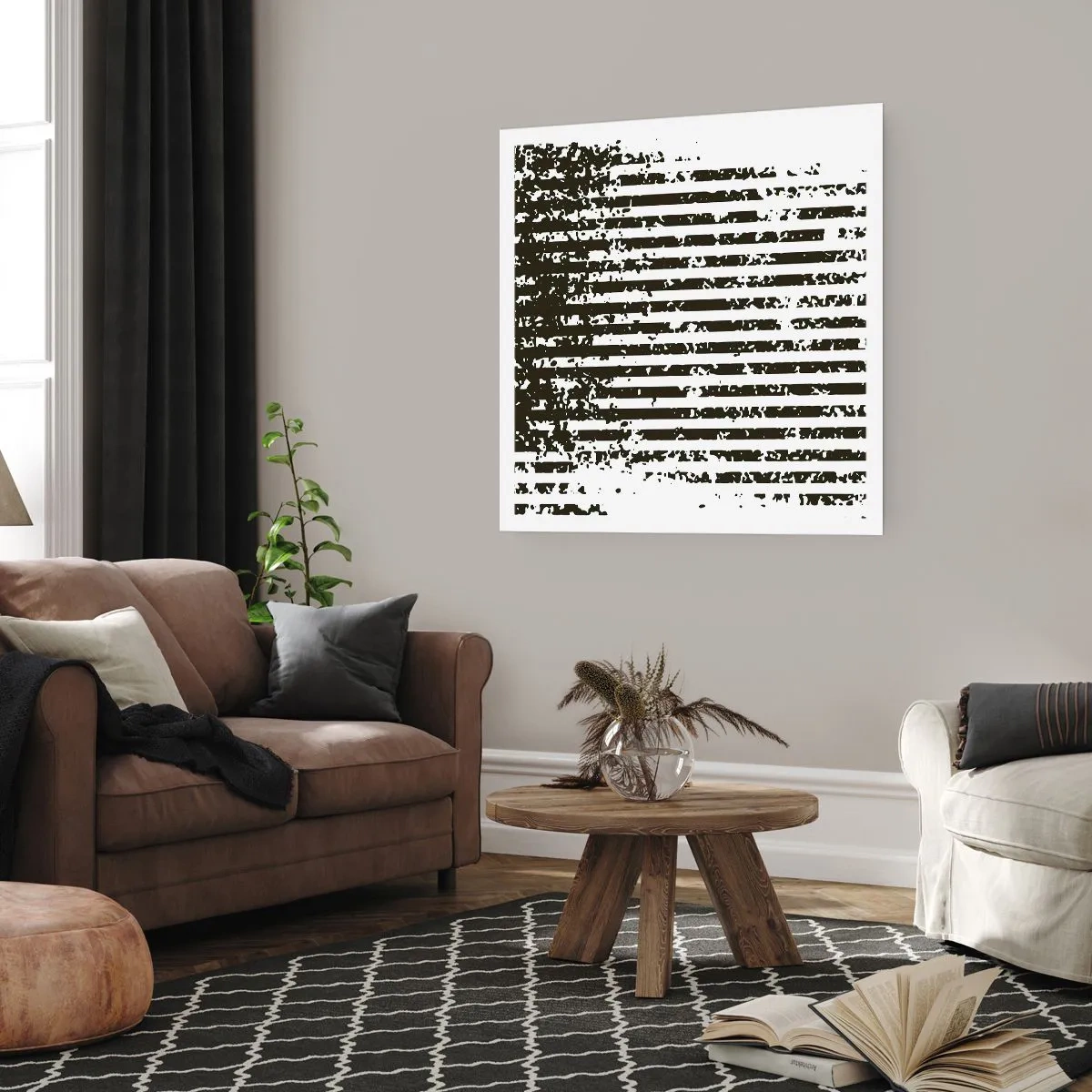 Plagát - Rytmus a šum - 40x40 cm