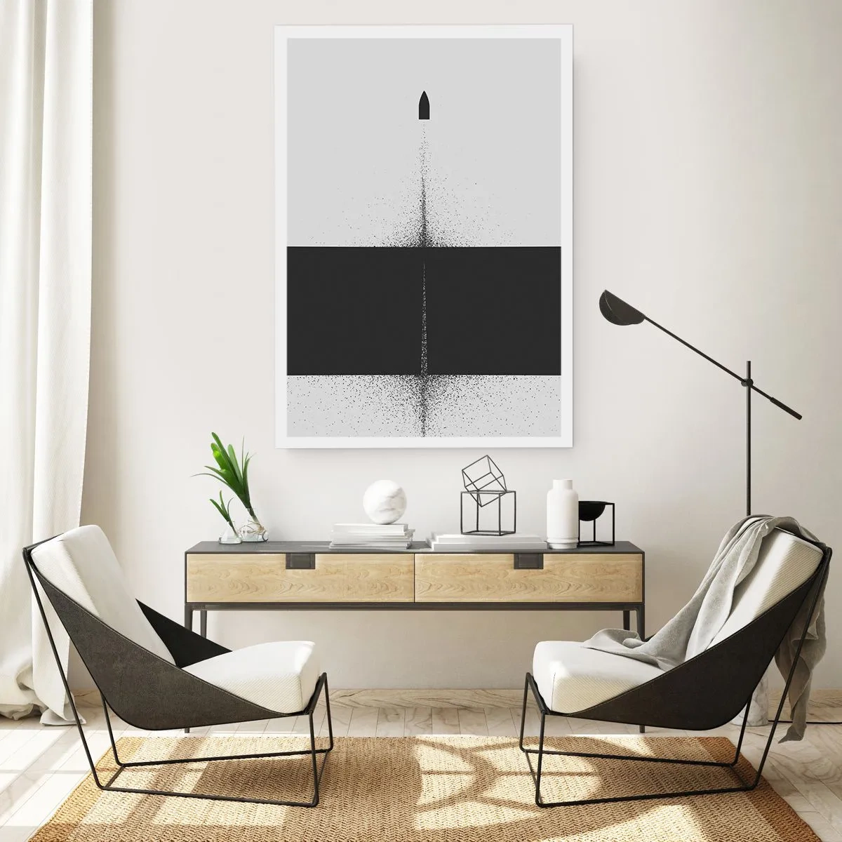 Plagát - Priamo k cieľu - 50x70 cm