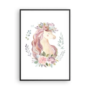 Plagát v čiernom ráme - Pozvánka do ríše rozprávok - 70x100 cm