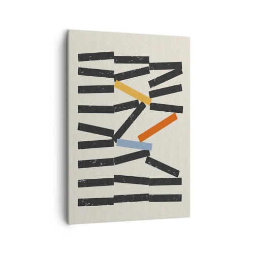 Obraz na plátne - Domino – kompozícia - 50x70 cm