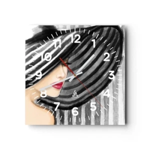 Nástenné hodiny - Kde ťa hľadať? - 30x30 cm