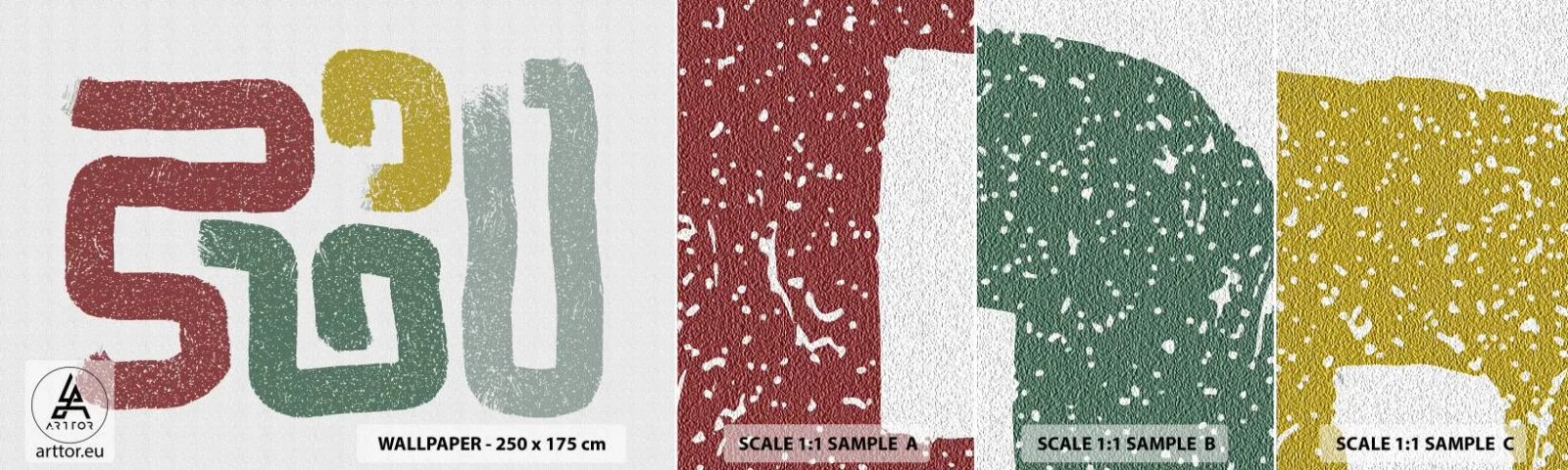 Vzorka Fototapeta Standard Eco - V neznámom jazyku - Kus, Minimalizmus, Váľať sa - 100x30 cm