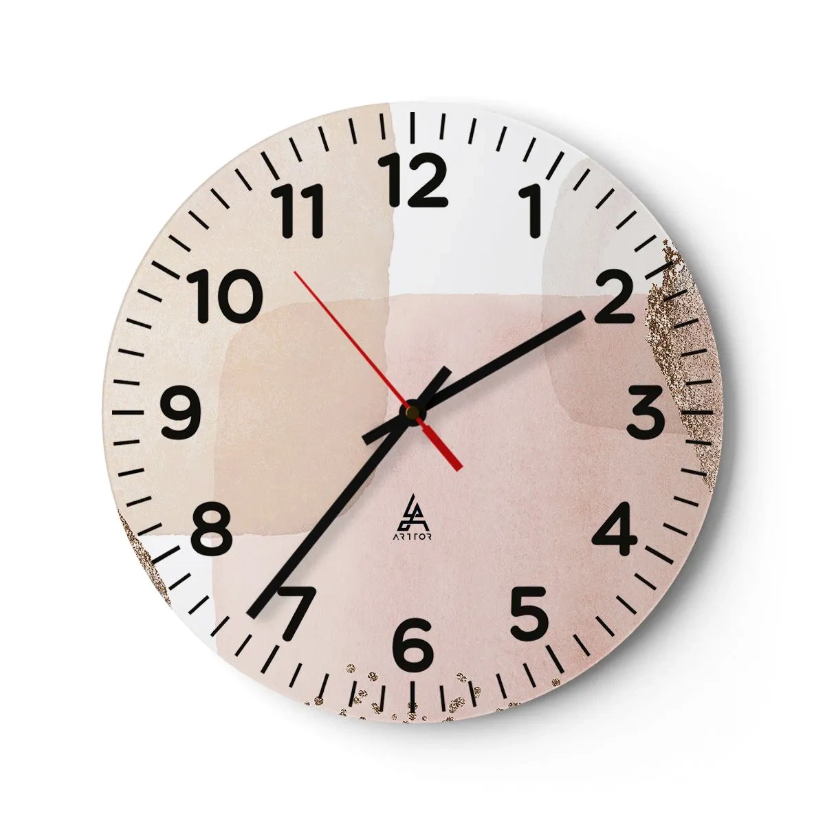 Nástenné hodiny - Pohľad cez farby - 30x30 cm