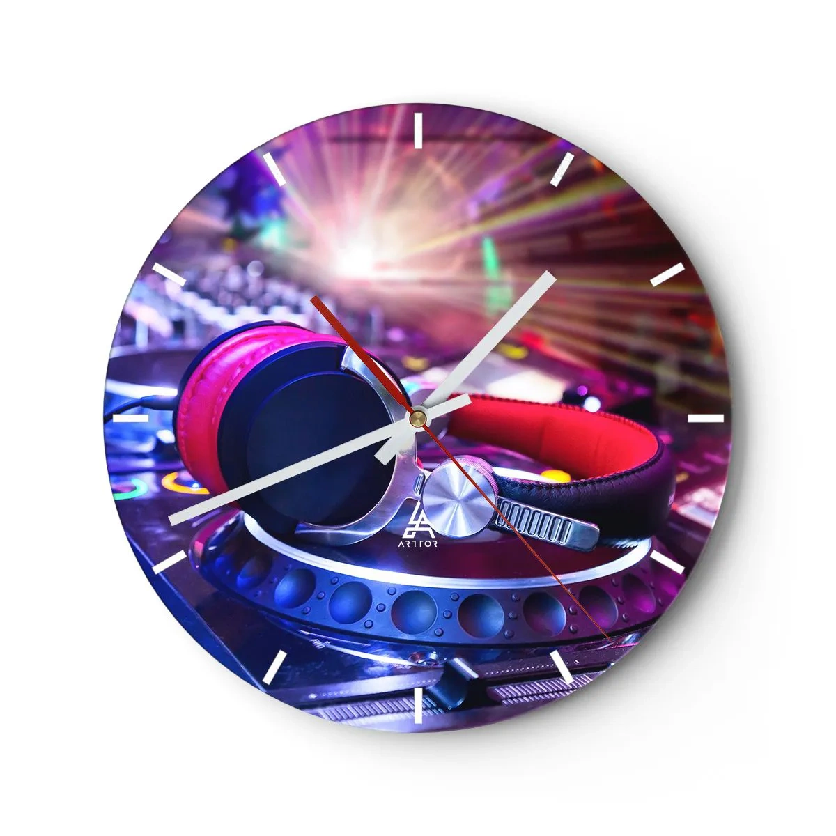 Nástenné hodiny - Bude, bude sa diať - 40x40 cm