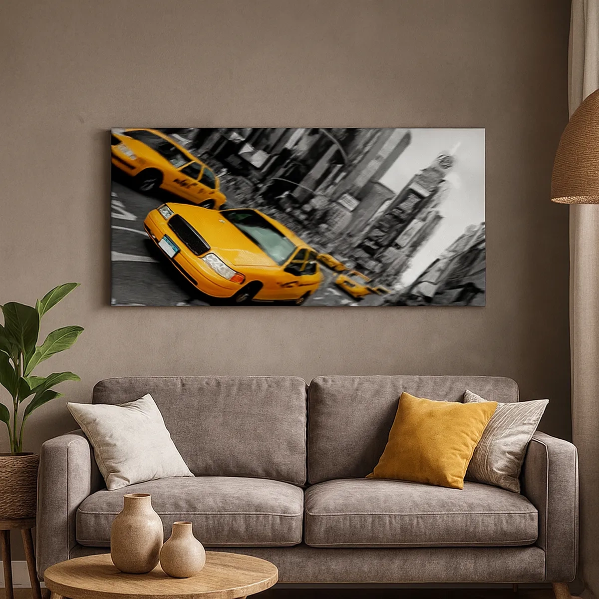 Obraz na plátne - Newyorské kvapky slnka - 30x30 cm