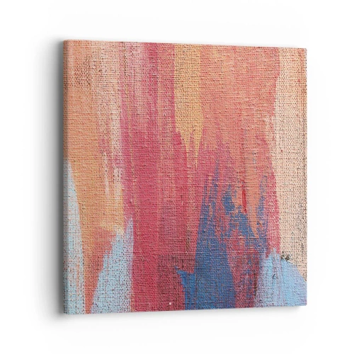 Obraz na plátne - Stekať dúhou - 40x40 cm