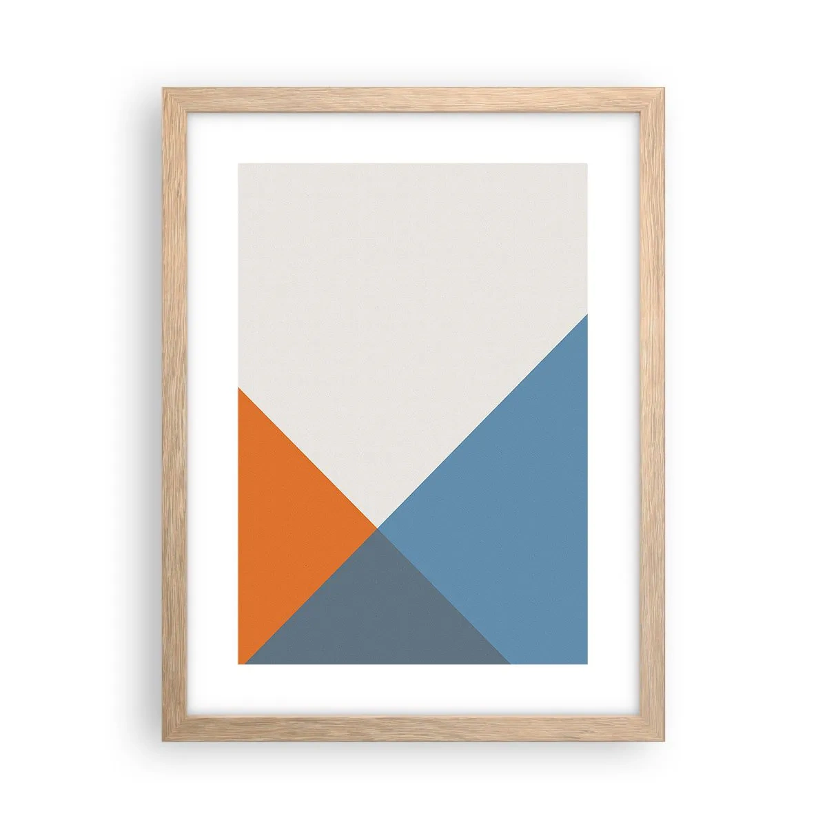 Plagát v ráme zo svetlého duba - Pod uhlom… - 30x40 cm