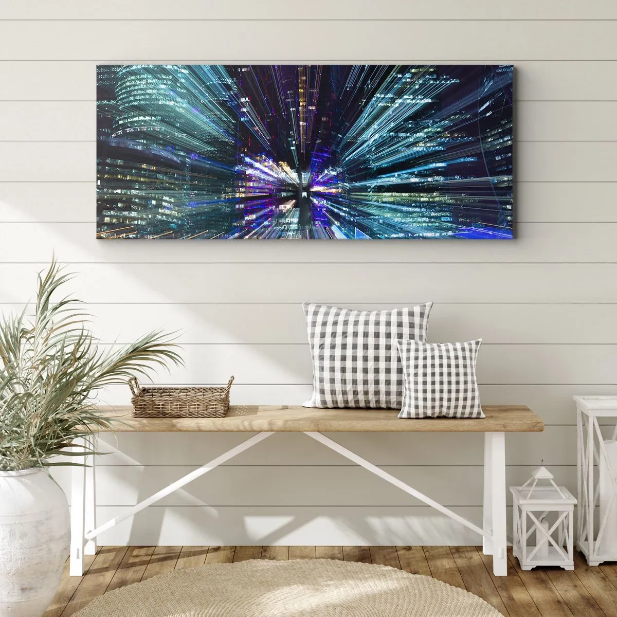 Obraz na plátne - Prechod do hyperpriestoru - 140x50 cm