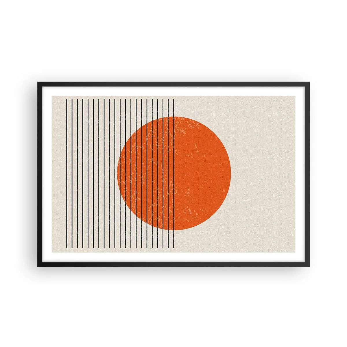 Plagát v čiernom ráme - Vždy slnko - 91x61 cm