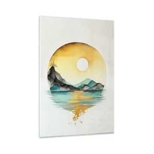 Obraz na skle - V kruhu krásy - 80x120 cm