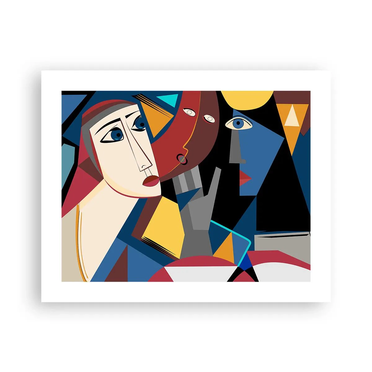 Plagát - Konverzácia kubistov - 50x40 cm