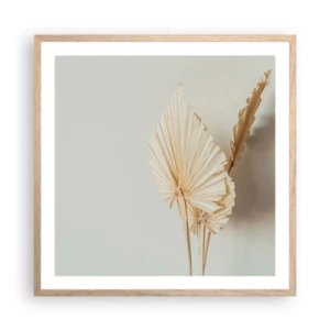 Plagát v ráme zo svetlého duba - Keď potrebuješ útechu - 60x60 cm