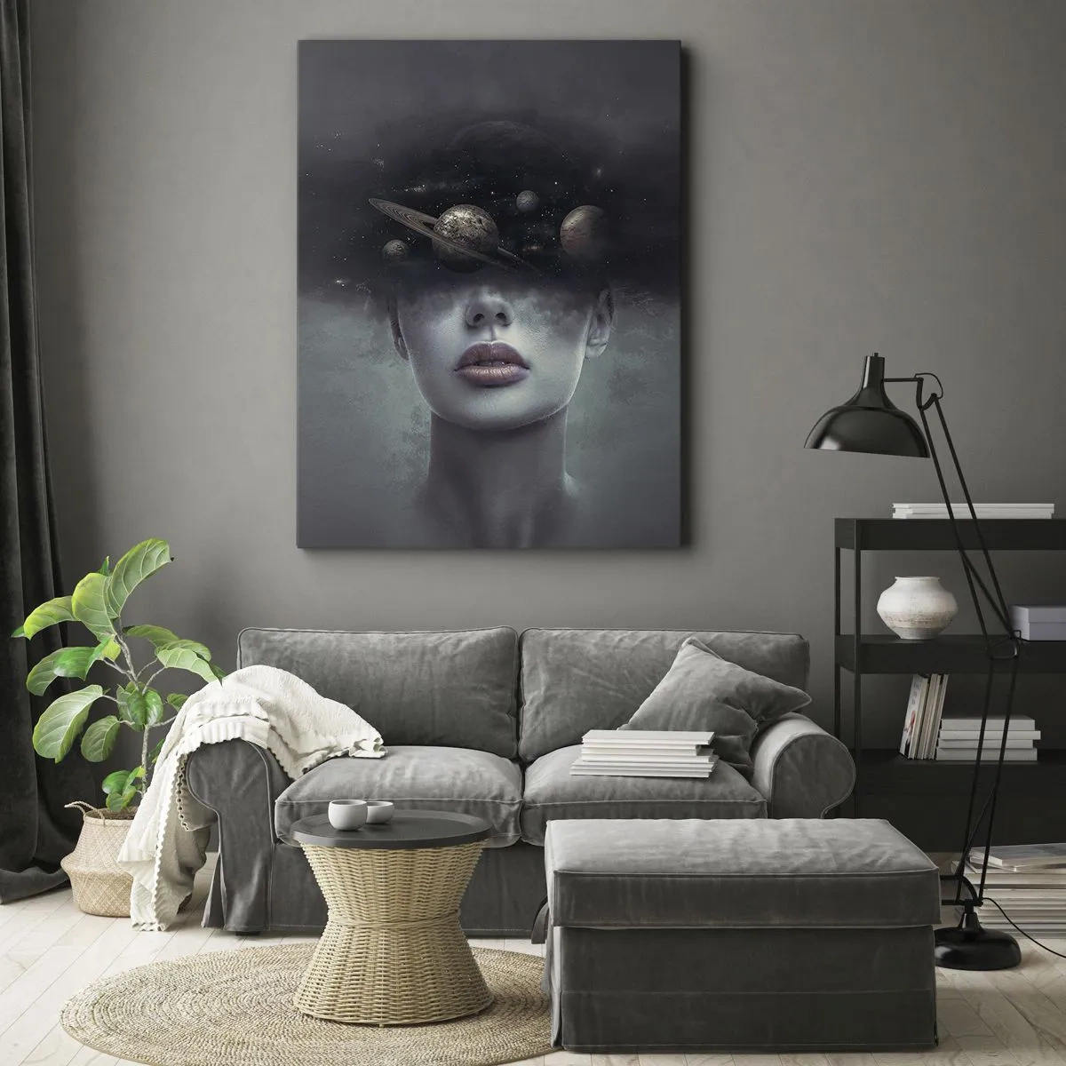 Obraz na plátne - A planéty… - 70x100 cm