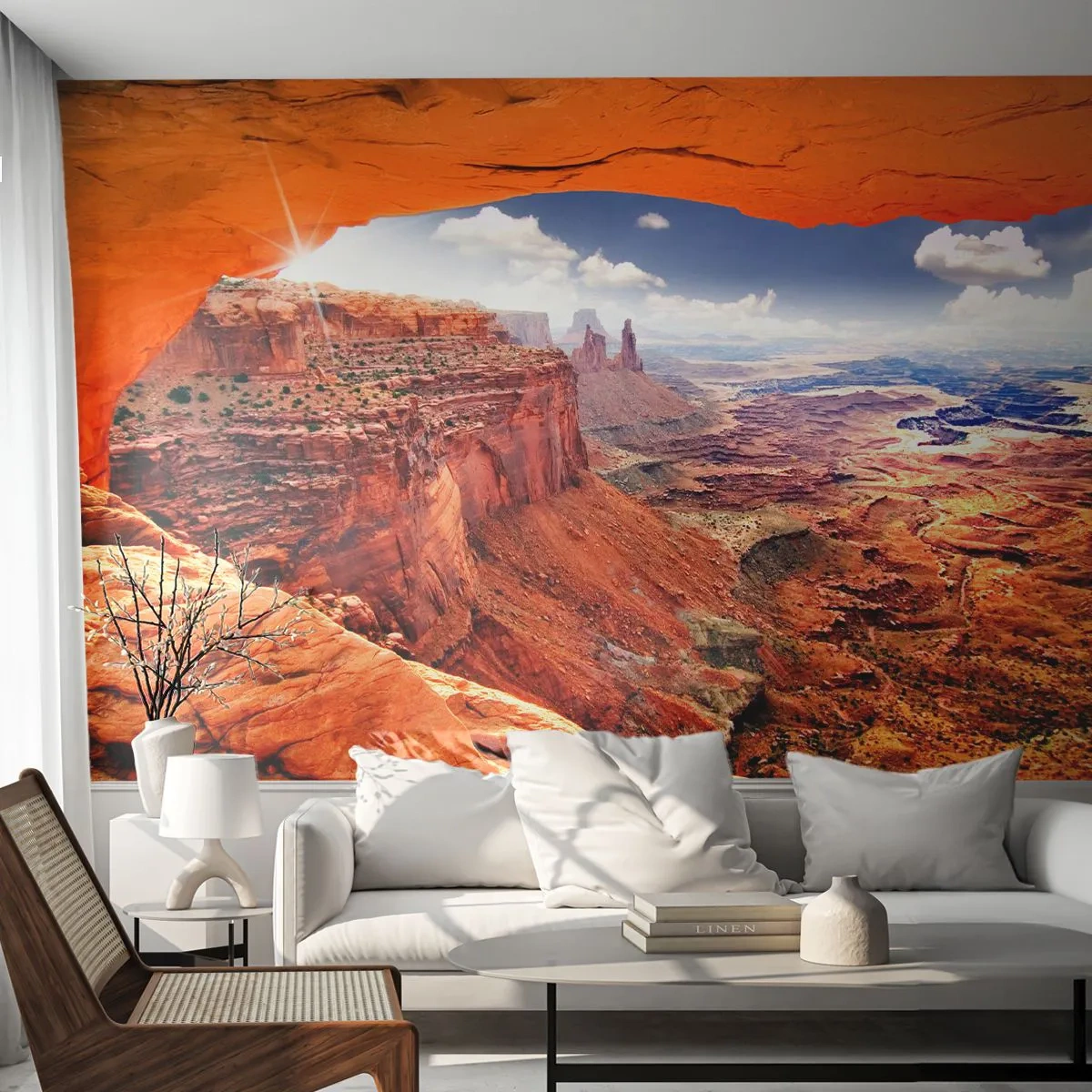 Samolepiaca Fototapeta Deluxe Sticker - Vytesané samotnou prírodou - Krajina, Národný park Arizona, Grand Canyon - 250x175 cm
