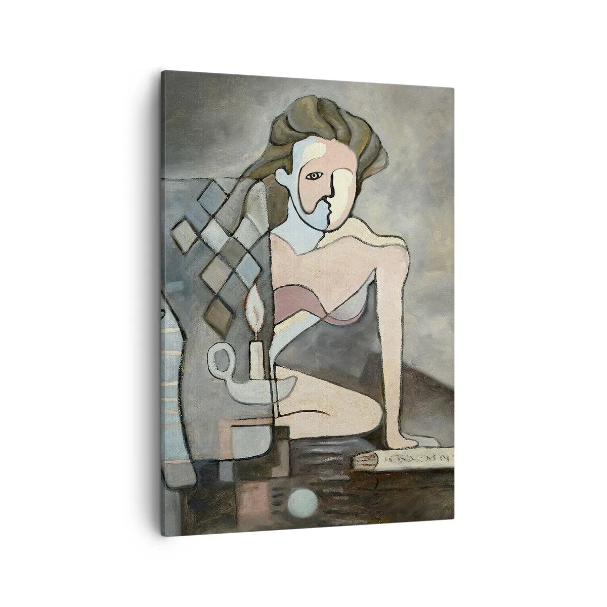Obraz na plátne - Mozaika ducha a hmoty - 50x70 cm