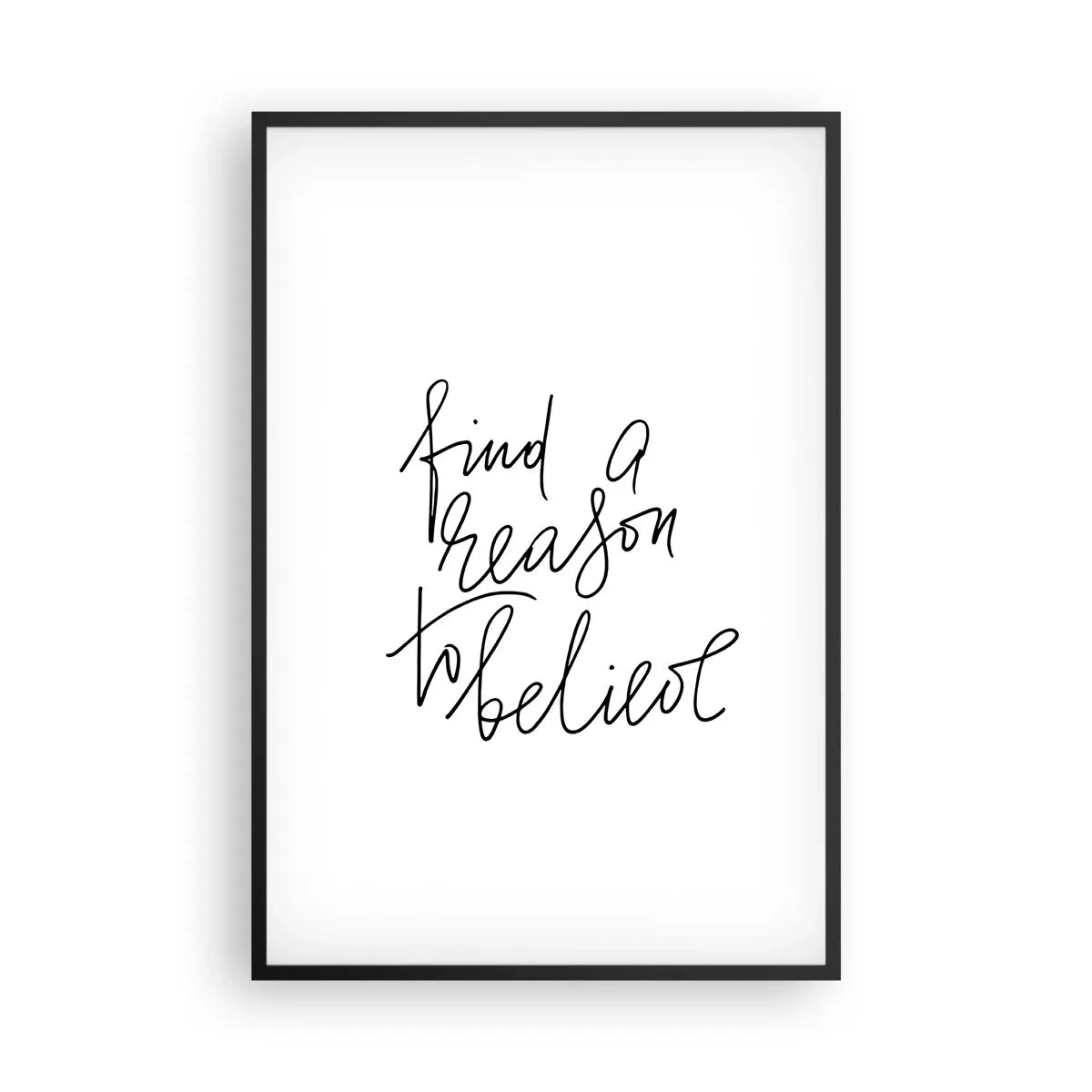 Plagát v čiernom ráme - Je to možné - 61x91 cm