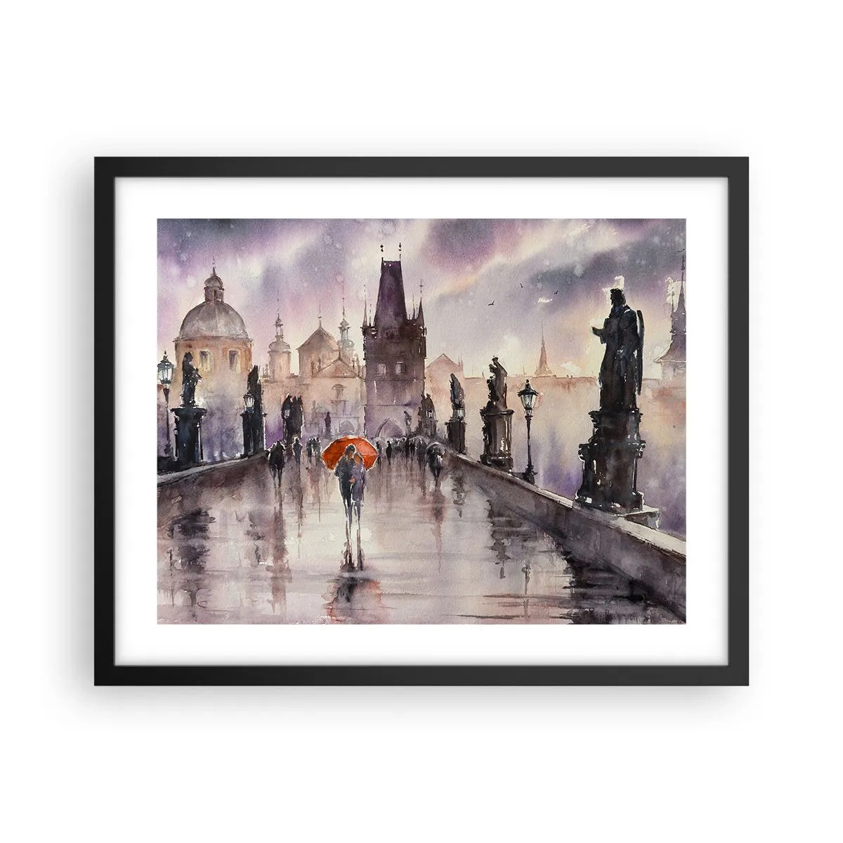 Plagát v čiernom ráme - Ľudia sa nemenia - 50x40 cm