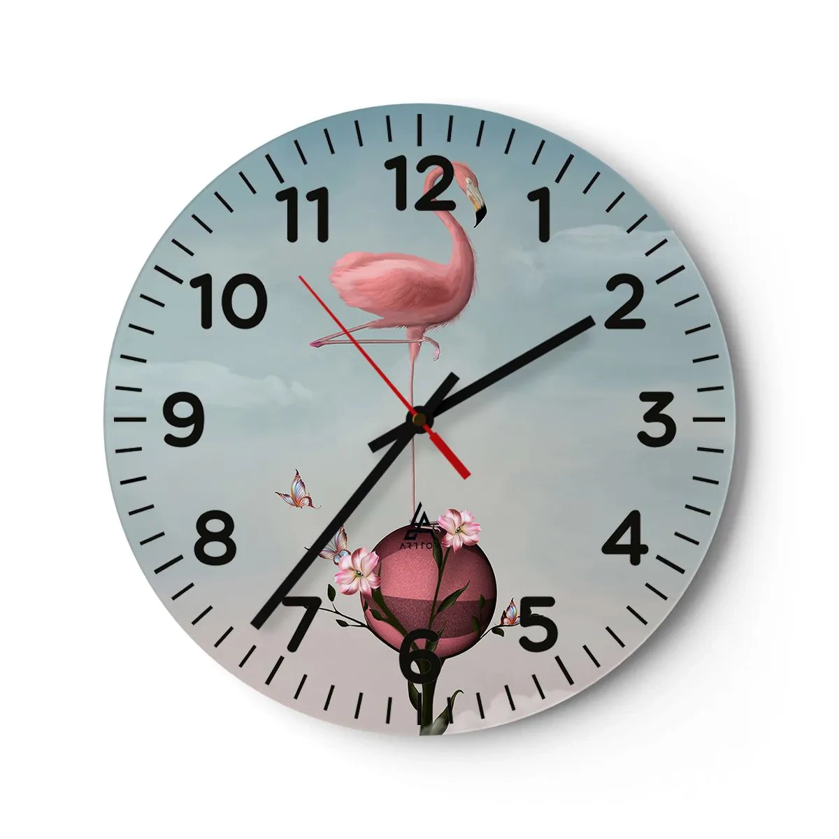 Nástenné hodiny - Basketbalová alegória - 30x30 cm