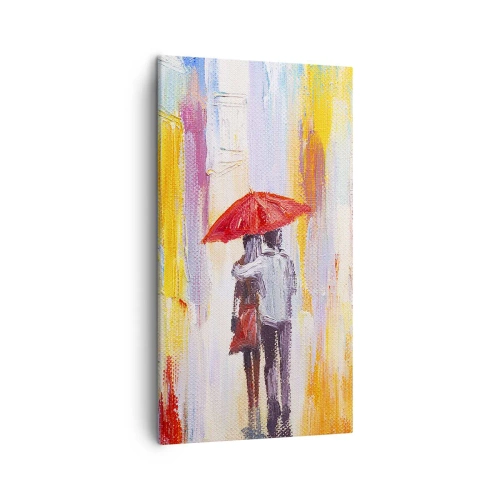 Obraz na plátne - Nech prší ďalej - 45x80 cm