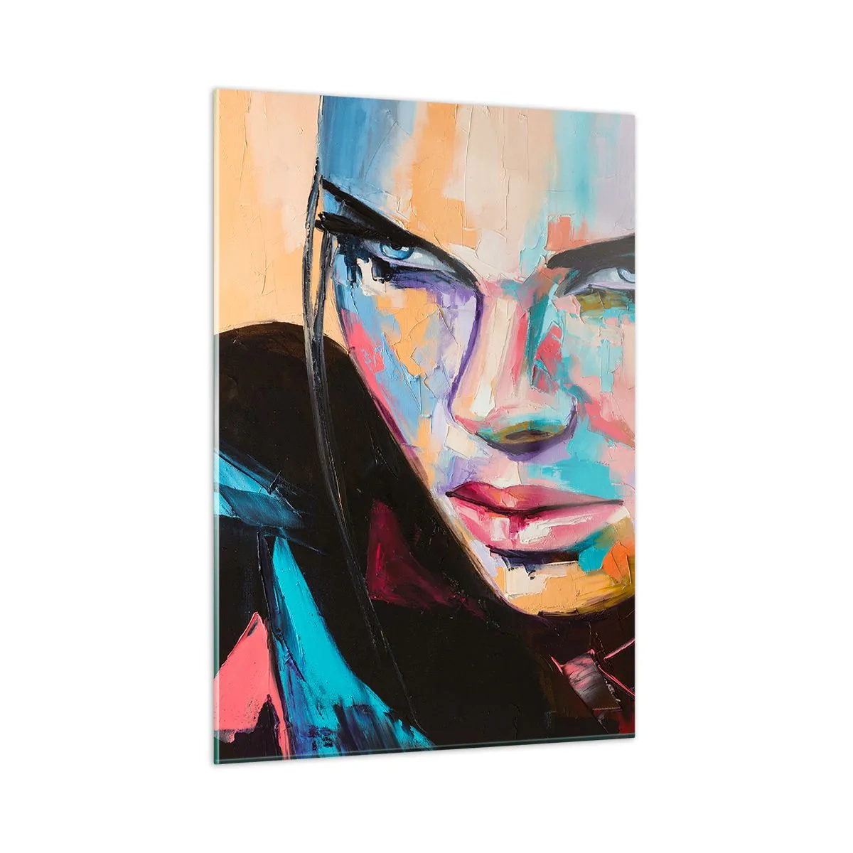 Obraz na skle - Divokosť v srdci - 50x70 cm