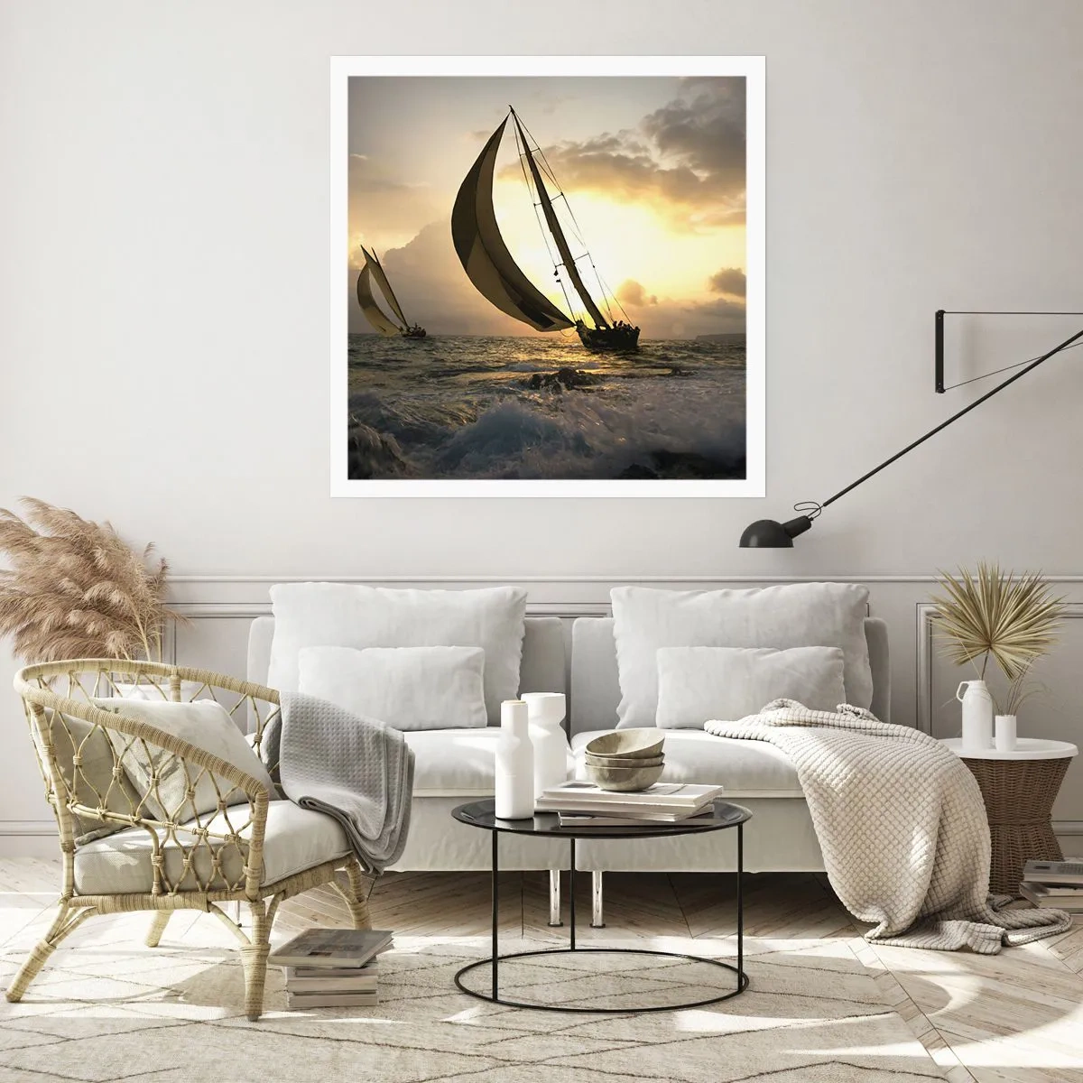 Plagát - S vetrom a proti vetru - 60x60 cm
