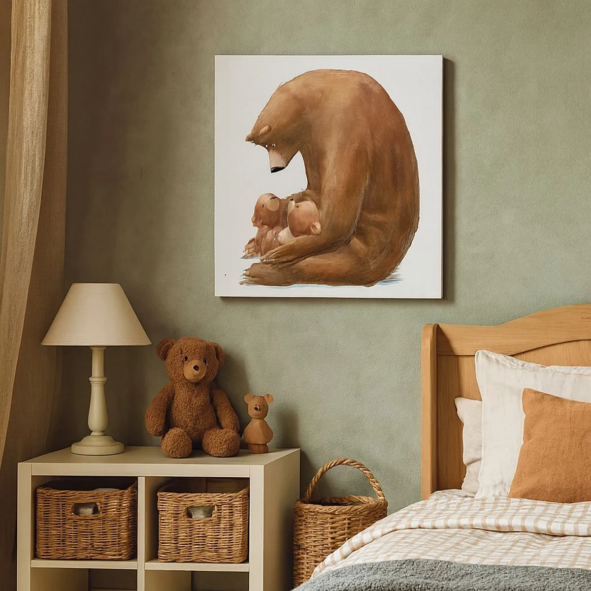 Obraz na plátne - Sladké sny, deti - 30x30 cm