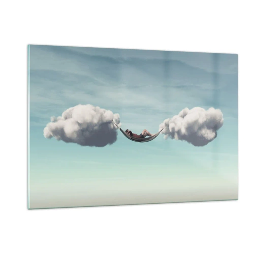 Obraz na skle - Blaženosť okamihu - 120x80 cm