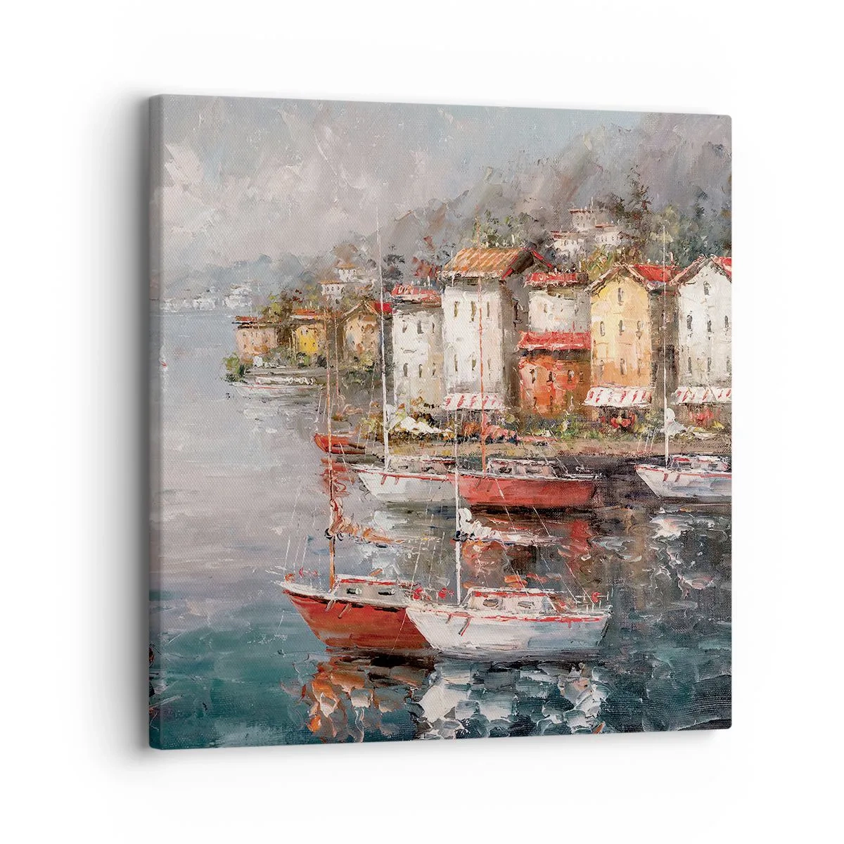 Obraz na plátne - Romantický prístav - 30x30 cm