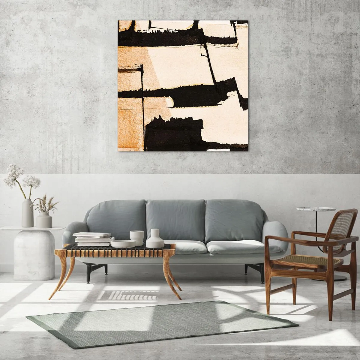 Obraz na skle - Avšak poriadok - 60x60 cm