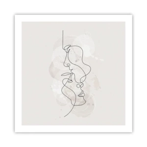 Plagát - Zamotaní v objatí - 60x60 cm