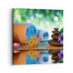 Obraz na plátne - Čas pre telo - 30x30 cm