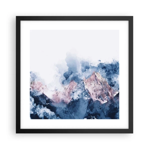Plagát v čiernom ráme - To sú vrcholy! - 40x40 cm