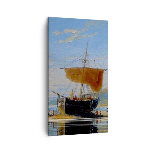 Obraz na plátne - Voda, zem, vzduch - 45x80 cm