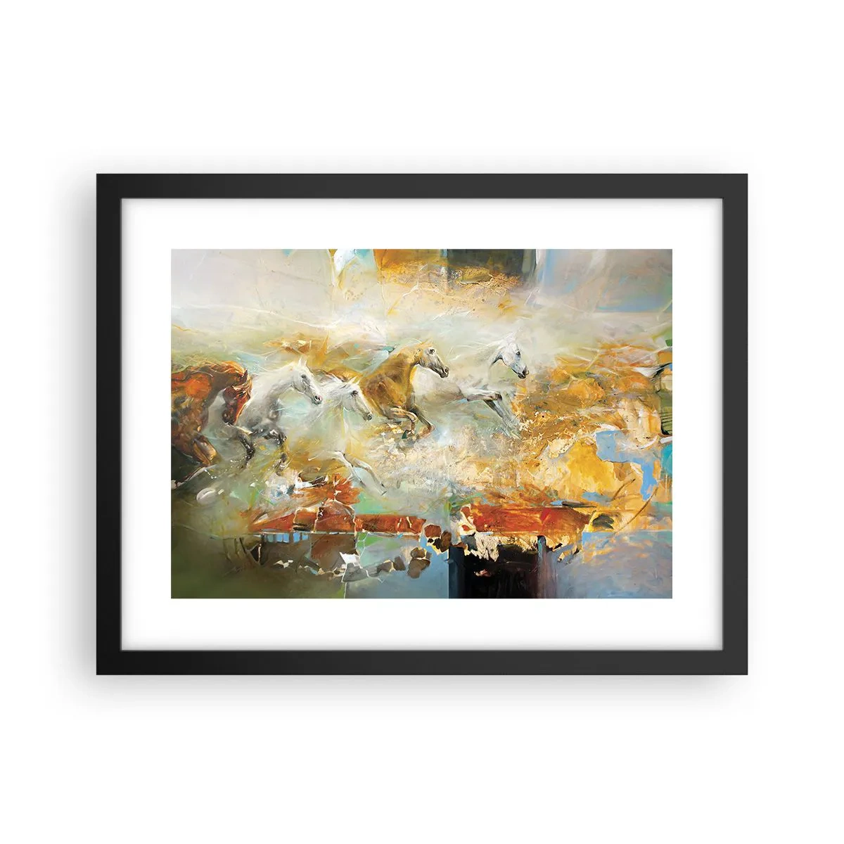 Plagát v čiernom ráme - Cvála svetlom - 40x30 cm